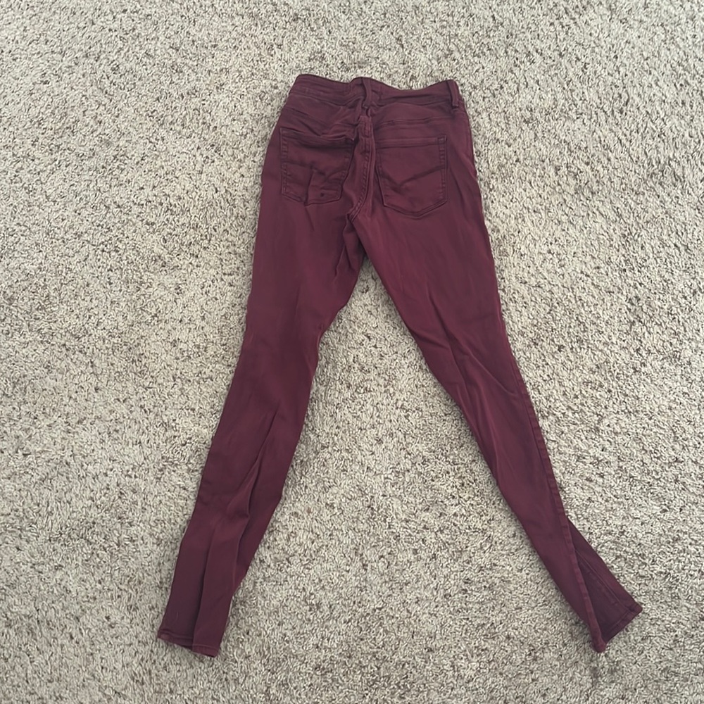 High rise skinny jeans